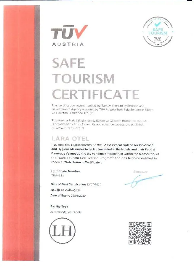 Lara Otel (Adults Only) Antalya 3*,  Turkey